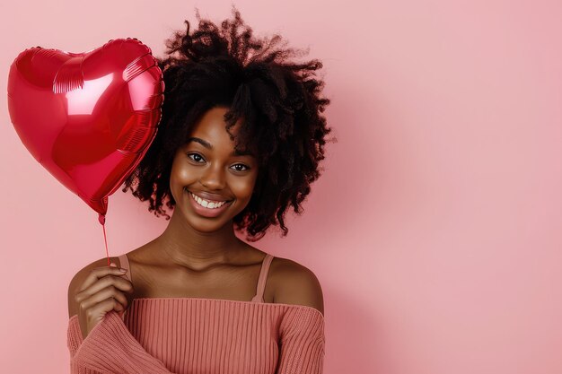 Photo beautiful young girl at a valentines day photo shoot