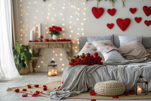 Beautiful young girl at a Valentines day photo shoot