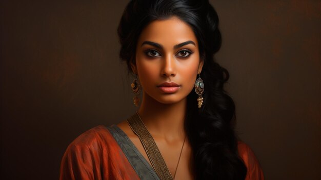 Beautiful young indian woman