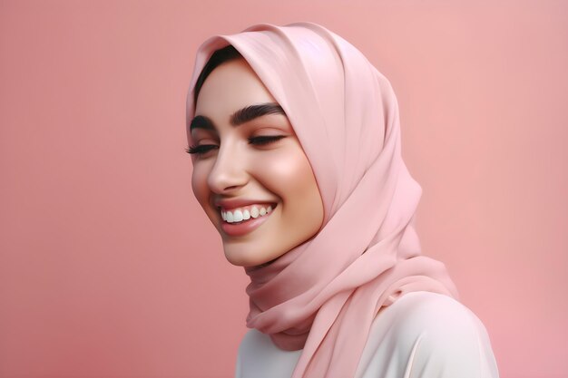 Beautiful young Muslim woman