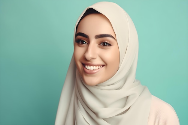 Beautiful young Muslim woman