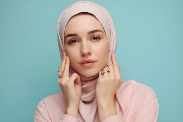 Beautiful young Muslim woman