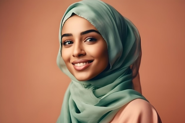 Beautiful young Muslim woman