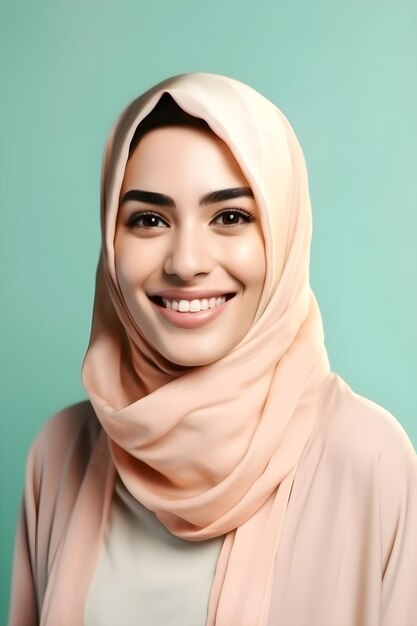 Beautiful young muslim woman