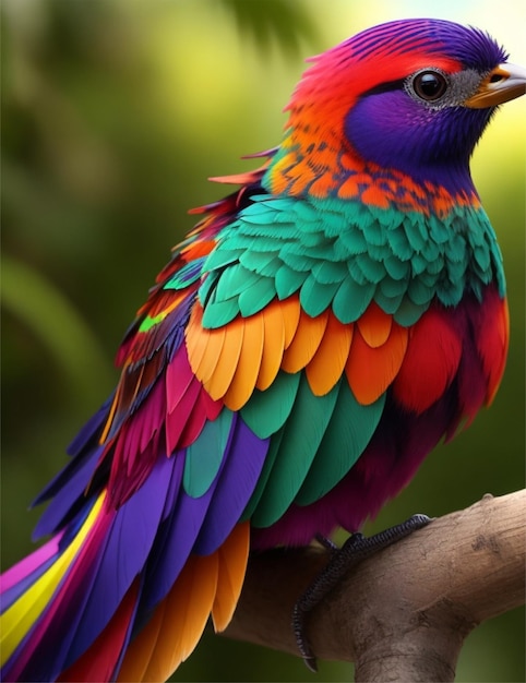 beautifull bird od multicolors