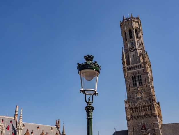 Photo beautifull bruges in belgium