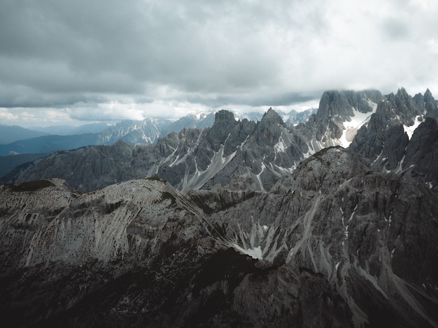 A beautifull view on the "tre cime di lavaredo"