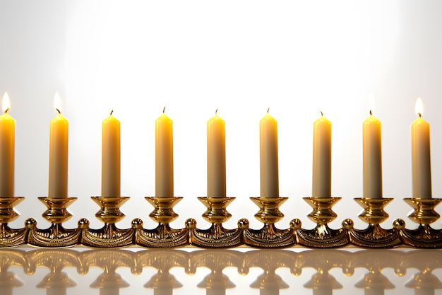 beautifully crafted Hanukkah menorah