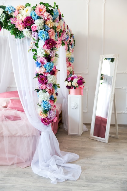 Beautifully decorated bedroom