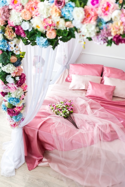 Beautifully decorated bedroom