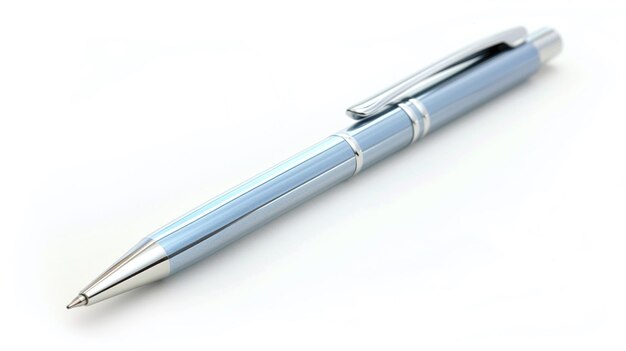 Photo a beautifully designed pen isolated against the stark white