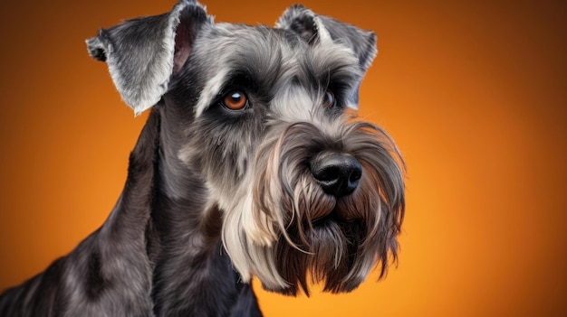 Beautifully Framed Standard Schnauzer in Perfect Proportions