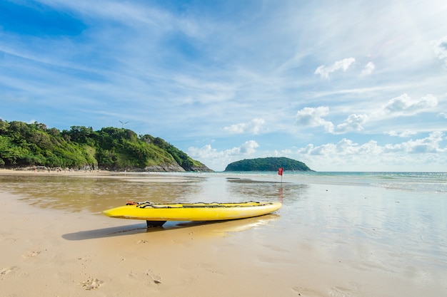 Beautifully nai han beach at phuket, thailand