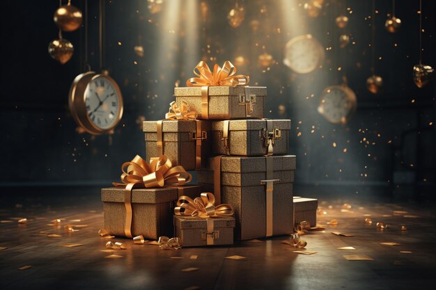 Beautifully wrapped Boxing Day gifts and presents 00085 00