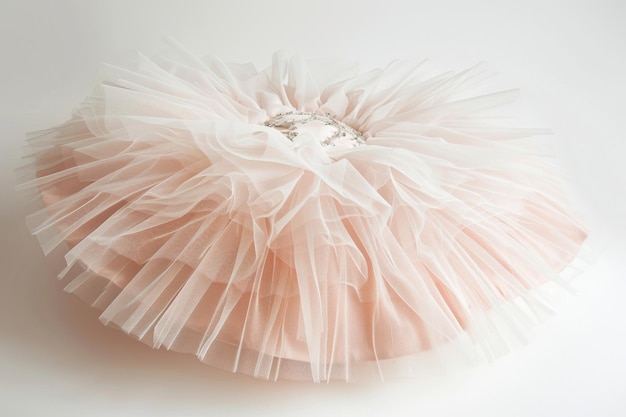 Foto the beauty of ballet tutus on white background