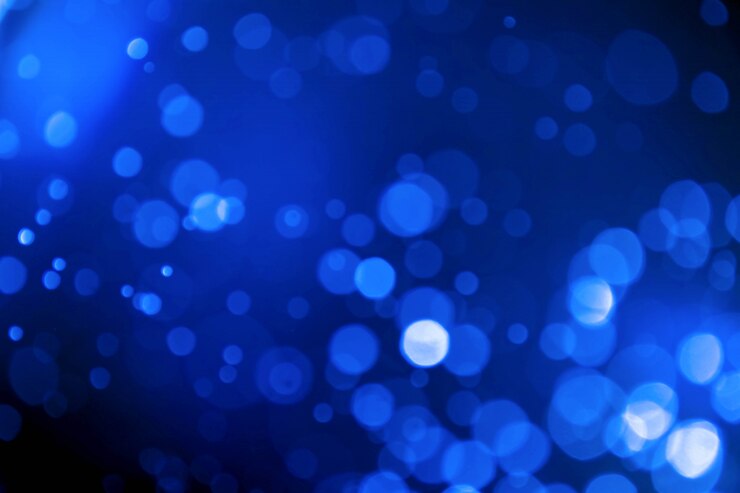 Photo beauty blue bokeh