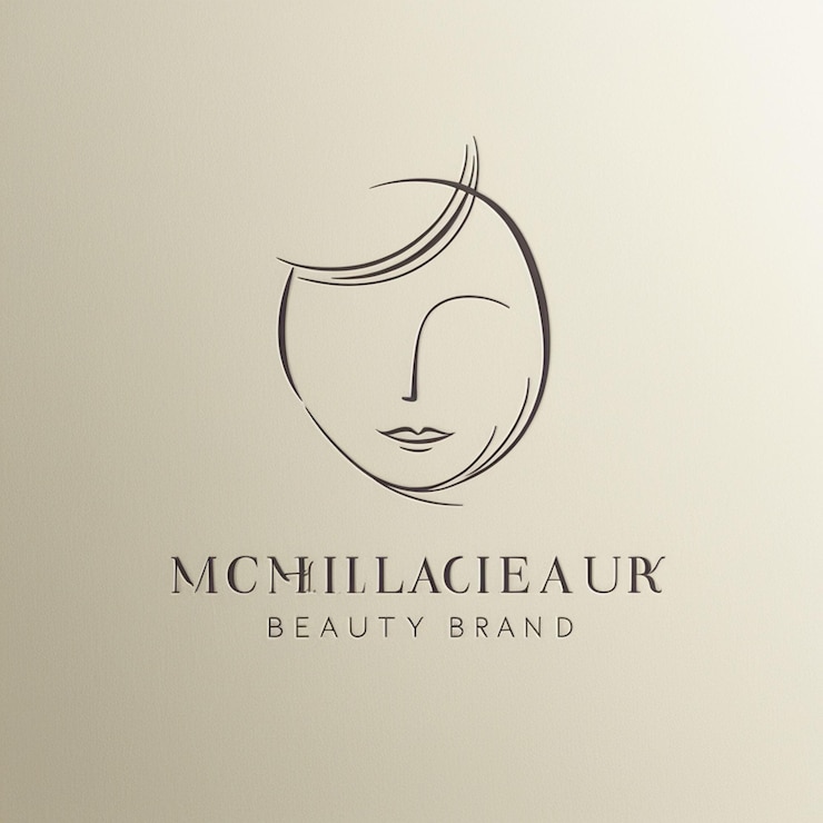 Photo beauty brand logo