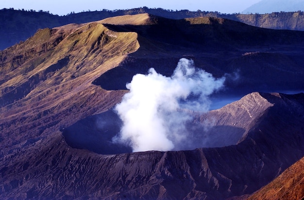 Photo the beauty of bromo crater