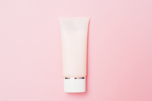 Beauty cosmetics tube; branding mock up