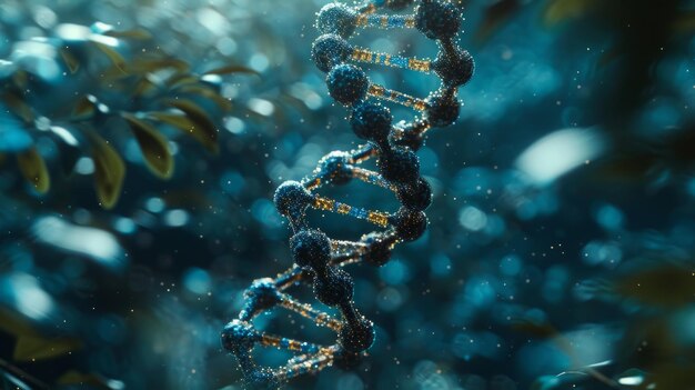 Photo the beauty of dna