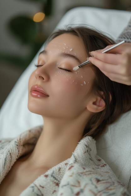 beauty facial spa treatment