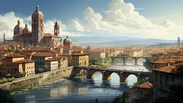 피렌체의 아름다움과 그 웅장한 건축물