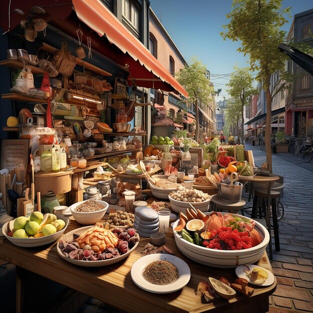 Beauty of food street