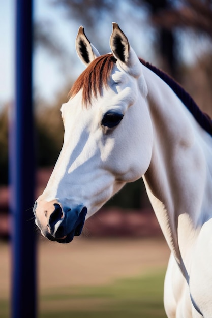 a beauty of a horse head