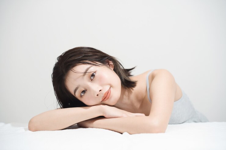 Photo 日本の若い女性の美しさの画像