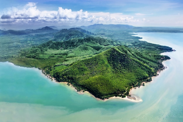 Beauty islands, view from the plane