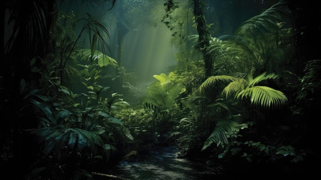 beauty of the jungle while hinting at the hidden dangers and secrets that lie within its depths