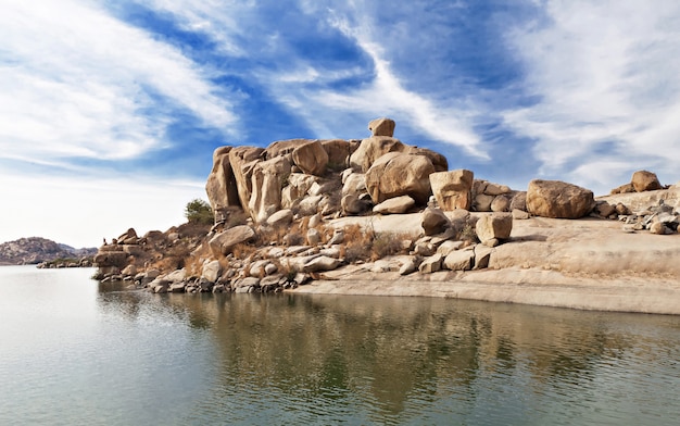 Beauty lake in Hampi