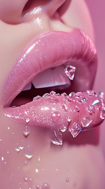 beauty lips HD 8K wallpaper Stock Photographic Image
