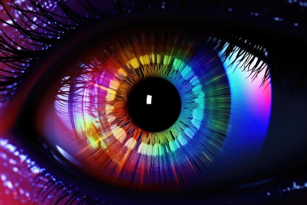 The Beauty of Multicolored Eye Iris