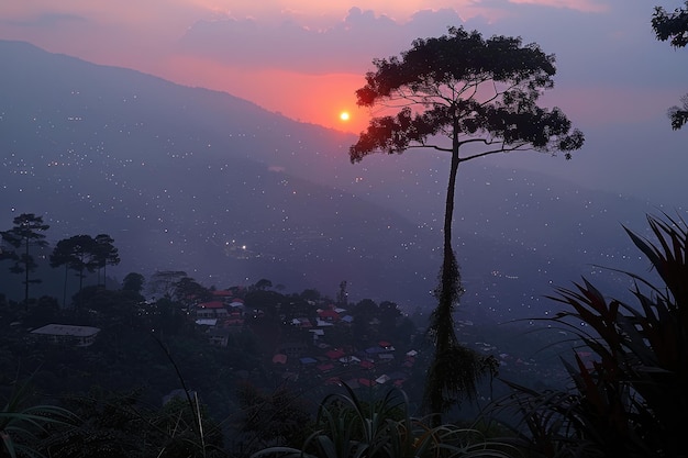 自然の美 夕暮れ プロの写真