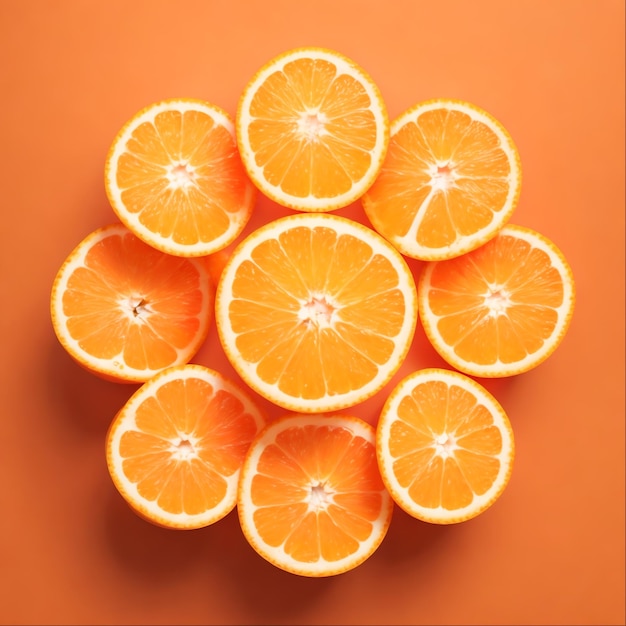 Beauty of orange Generative Ai