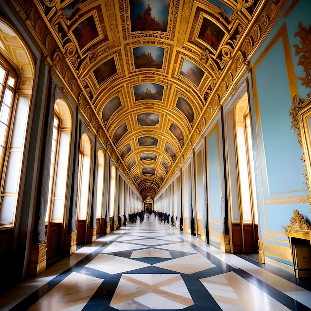 Foto la bellezza del palazzo di versailles