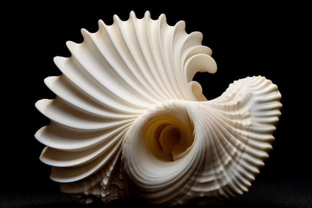 The beauty of a perfectlyshaped seashell