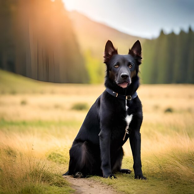 美しい犬の美しい肖像画