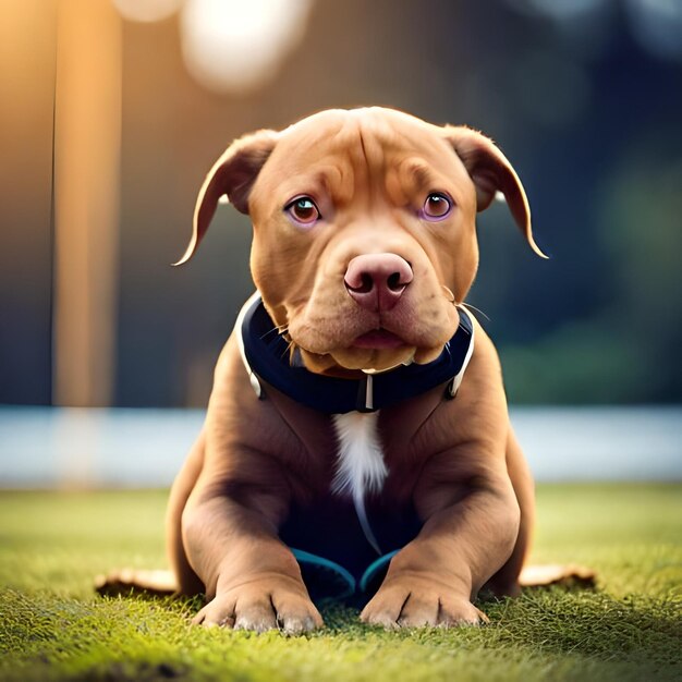 Beauty portait of a sweet dog