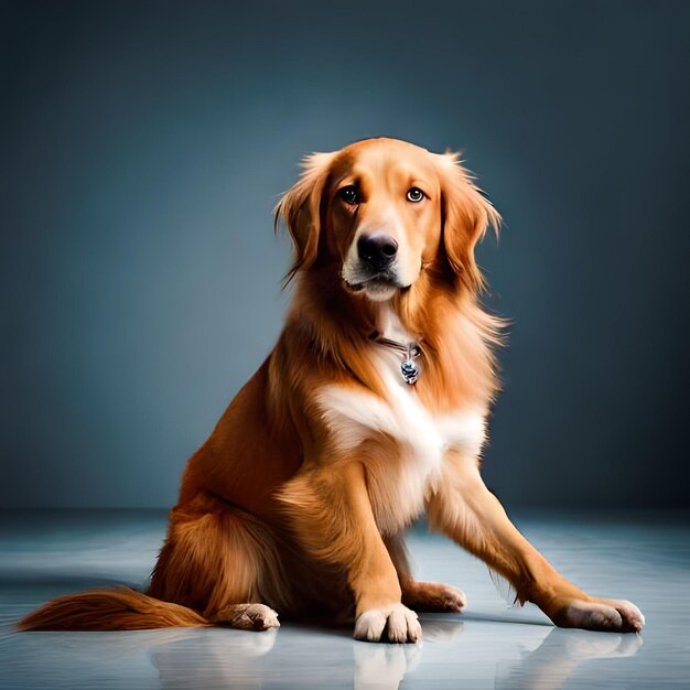 Beauty portait of a sweet dog