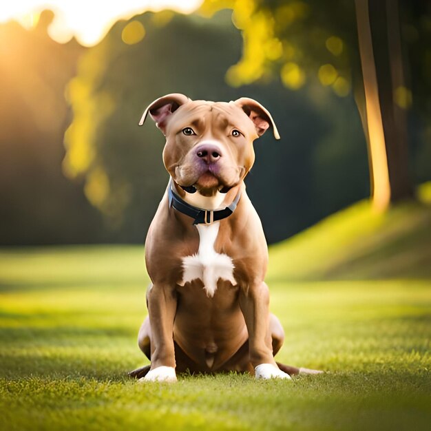 Beauty portait of a sweet dog