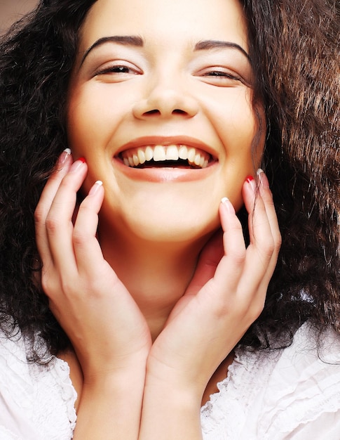 Beauty Portrait Curly Hair