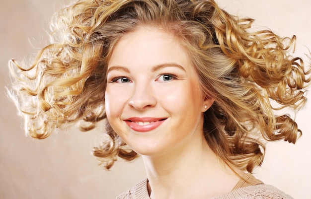 Beauty Portrait Curly Hair