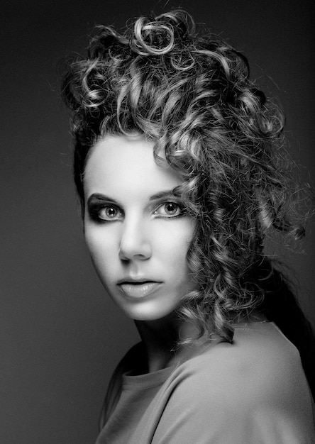 Beauty Portrait Hairstyle