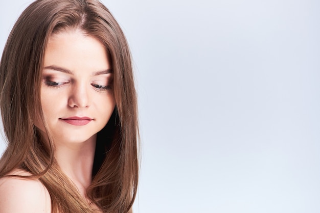 Beauty portrait of young woman