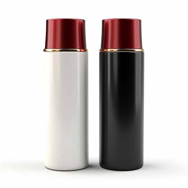 Photo beauty product bottle mockup