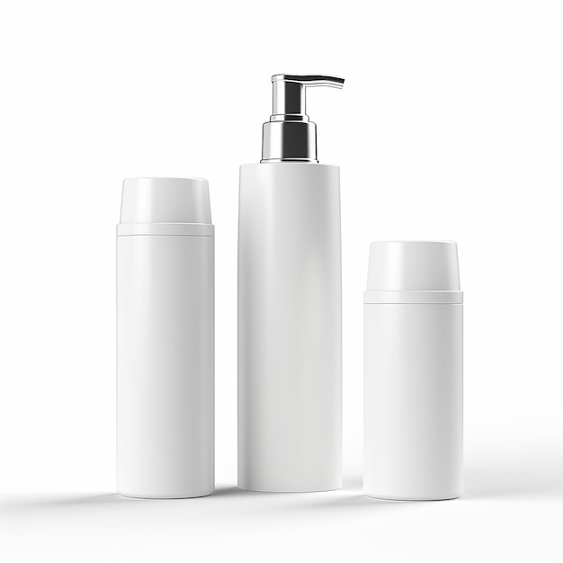 beauty product bottle mockup