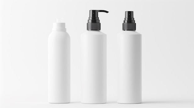 beauty product bottle mockup