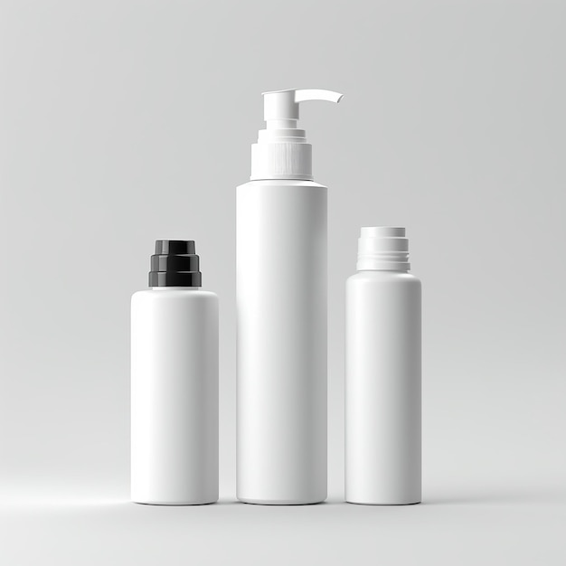 beauty product bottle mockup